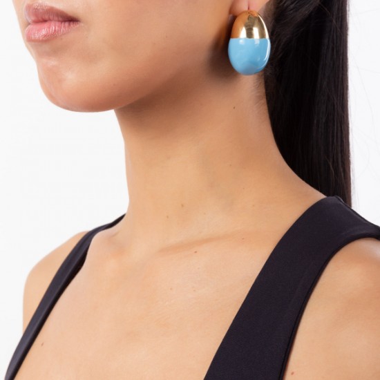Серьги Bold Hoop Earrings