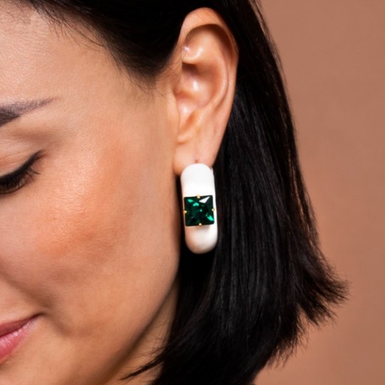 Серьги Colette Crystal Earrings Medium