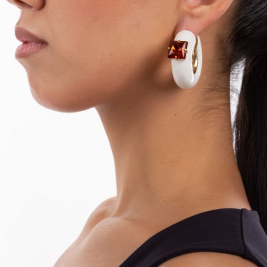 Серьги Colette Crystal Earrings Medium