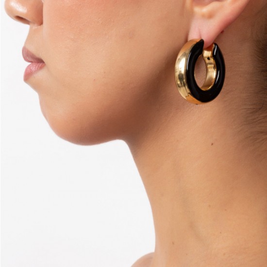 Серьги Double Hoop Earrings Large