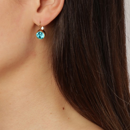 Серьги LOUISE SG AQUA