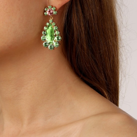 Серьги LUCIA SG LIGHT GREEN