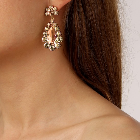 Серьги LUCIA SG PEACH/GOLDEN