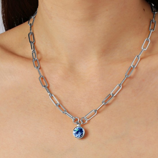 Ожерелье LISANNA SS LIGHT BLUE