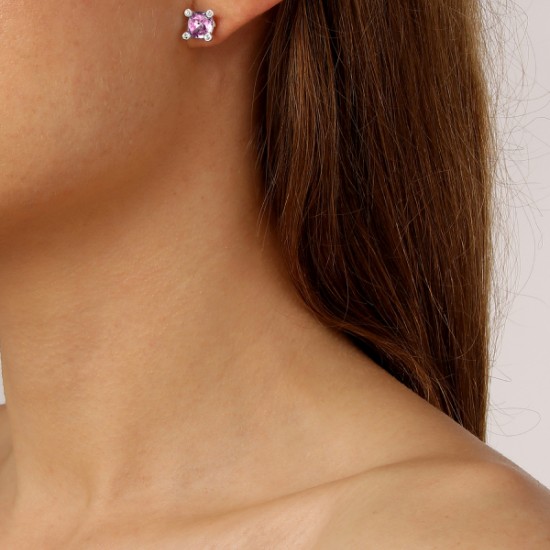 Серьги CLARA SS LIGHT ROSE