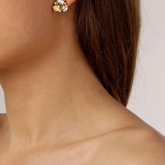 Серьги VIENA SG PEACH