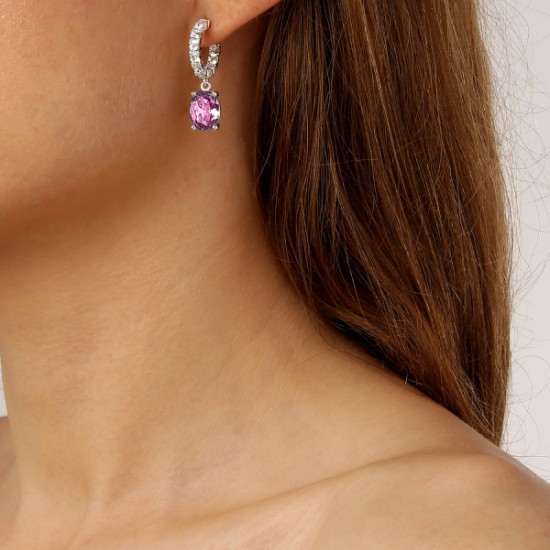 Серьги BARBARA SS LIGHT ROSE