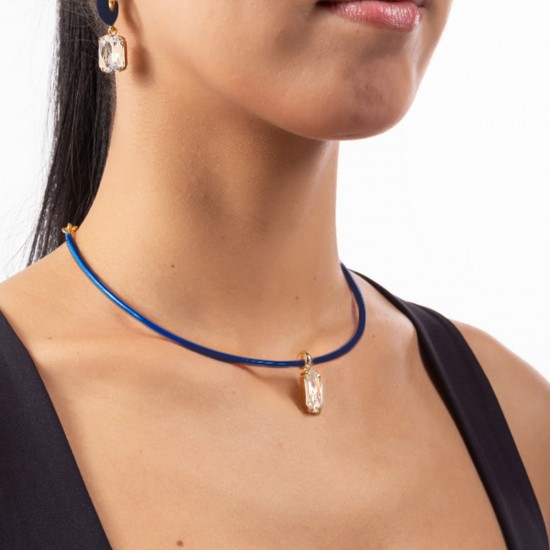 Ожерелье Rectangle Crystal Necklace