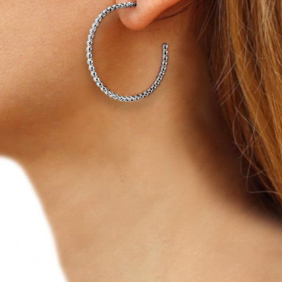 Серьги LITTLE BALLS HOOP