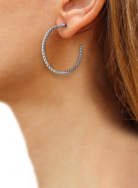 Серьги LITTLE BALLS HOOP