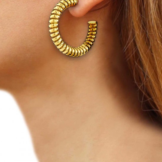 Серьги AROS THICK ROPE EFFECT