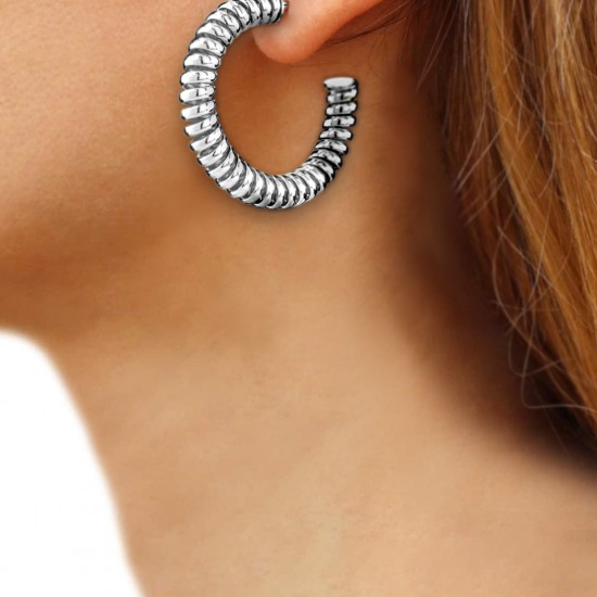 Серьги AROS THICK ROPE EFFECT