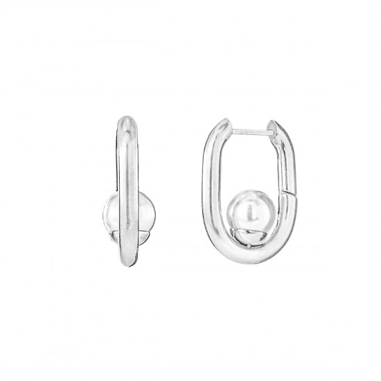 Серьги AROS ELEGANT DESIGN PEARL IN THE MIDDLE