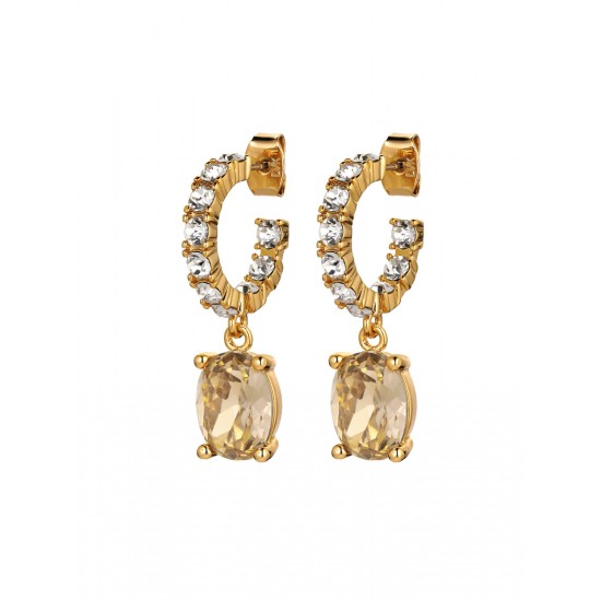 Серьги BARBARA SG GOLDEN / CRYSTAL