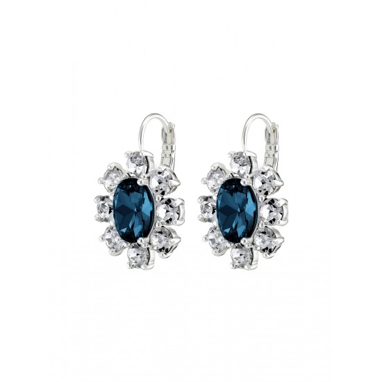 Серьги VALENTINA SS BLUE
