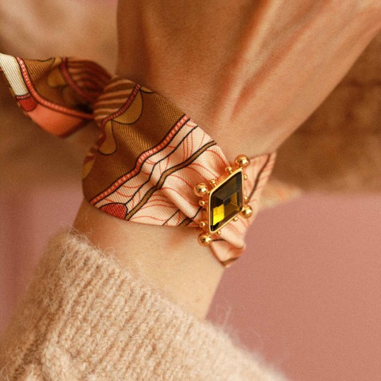 Зажим браслет Circus Olive