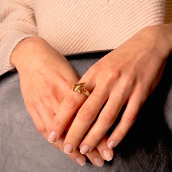 Набор: кольцо+3основания COMPLIMENTS RING SET GOLD