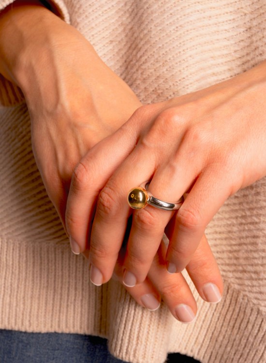 Набор: кольцо+3основания COMPLIMENTS RING SET GOLD