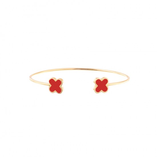 Браслет Four Leaf Clover Wire Bangle