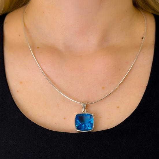 Подвеска Blue Topaz