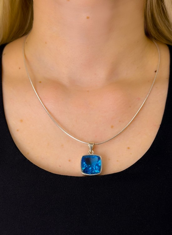 Подвеска Blue Topaz