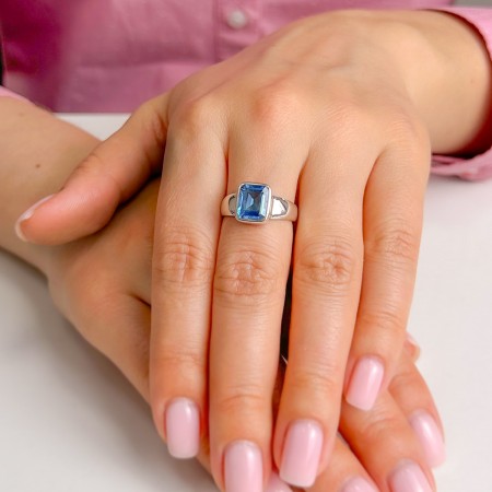 Кольцо Green Fluorite