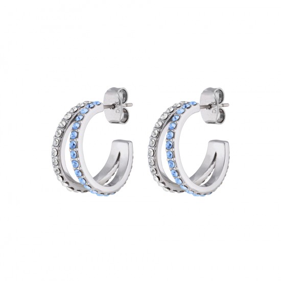 Серьги TWINNIE SS LIGHT BLUE