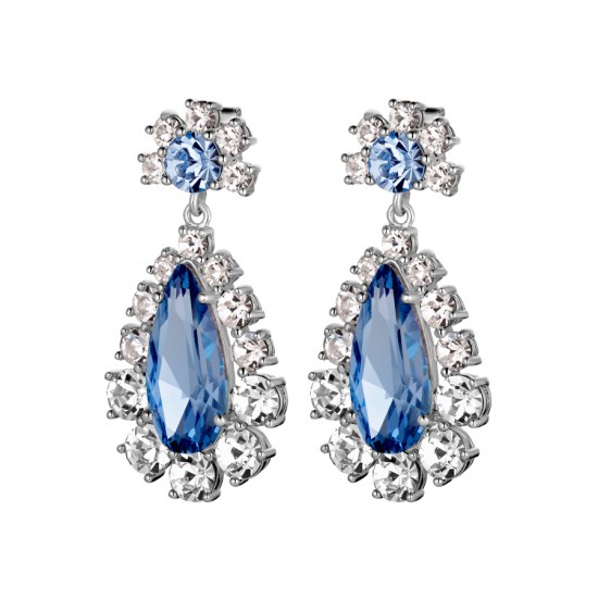 Серьги LUCIA SS LIGHT BLUE/CRYSTAL