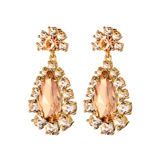 Серьги LUCIA SG PEACH/GOLDEN