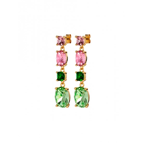 Серьги CORNELIA SG ROSE/GREEN