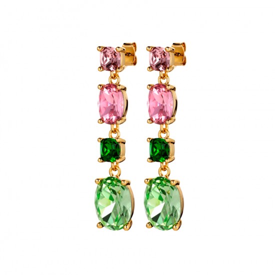 Серьги CORNELIA SG ROSE/GREEN