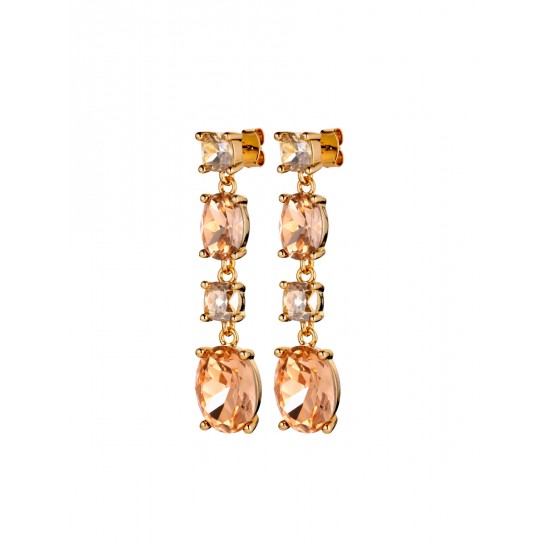 Серьги CORNELIA SG PEACH/GOLDEN