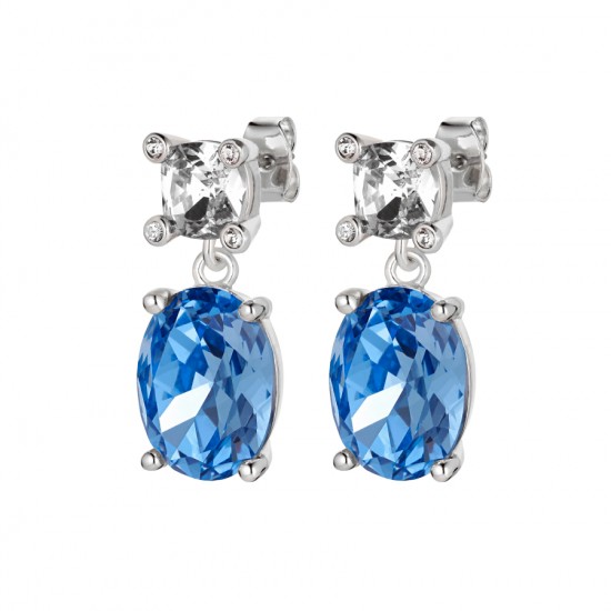 Серьги ANTONIA SS LIGHT BLUE/CRYSTAL