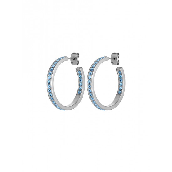 Серьги JUSTINA SS LIGHT BLUE