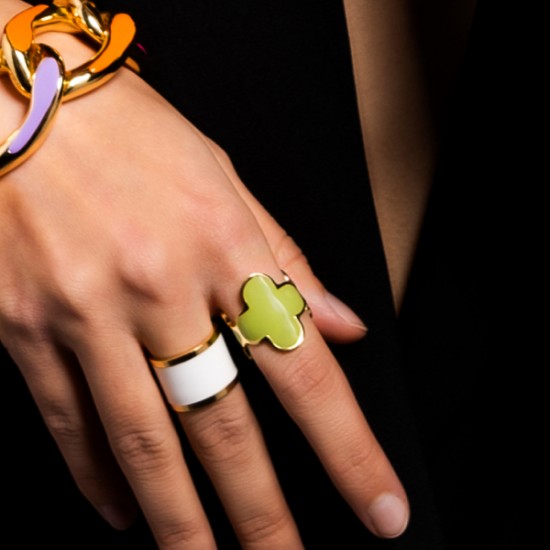 Кольцо Four Leaf Clover Ring