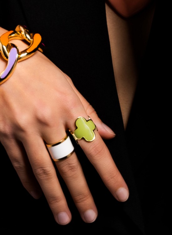 Кольцо Four Leaf Clover Ring