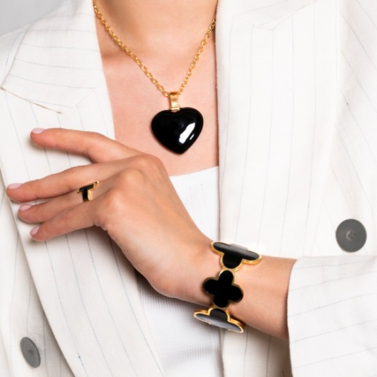 Браслет Four Leaf Clover Bangle Large