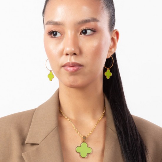 Ожерелье Four Leaf Clover pendant