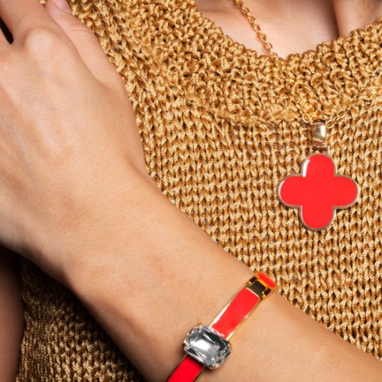 Браслет Crystal Locked Bangle Small