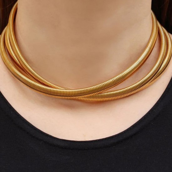 Ожерелье THREE TUBE ELASTIC ALL STEEL