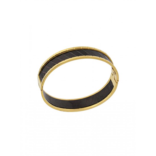Браслет WIDE CLOSED BANGLE DOUBLE PLATING