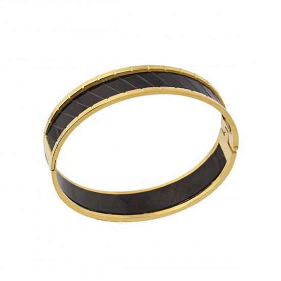 Браслет WIDE CLOSED BANGLE DOUBLE PLATING