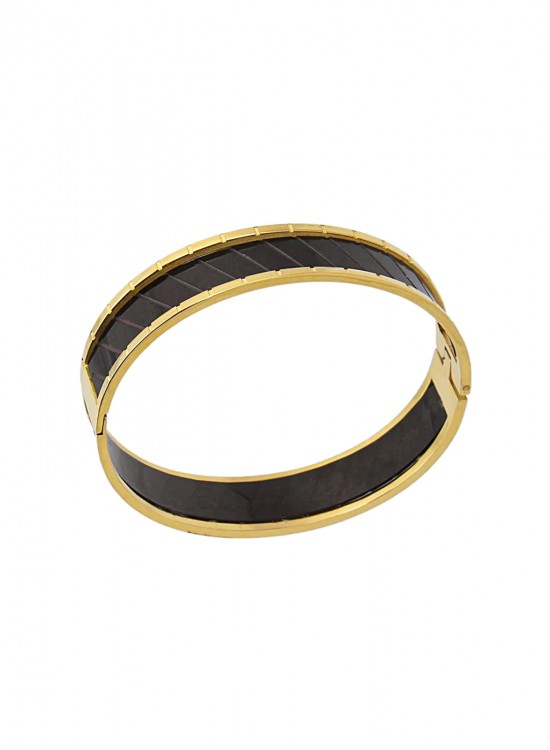 Браслет WIDE CLOSED BANGLE DOUBLE PLATING