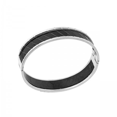 Браслет WIDE CLOSED BANGLE DOUBLE PLATING