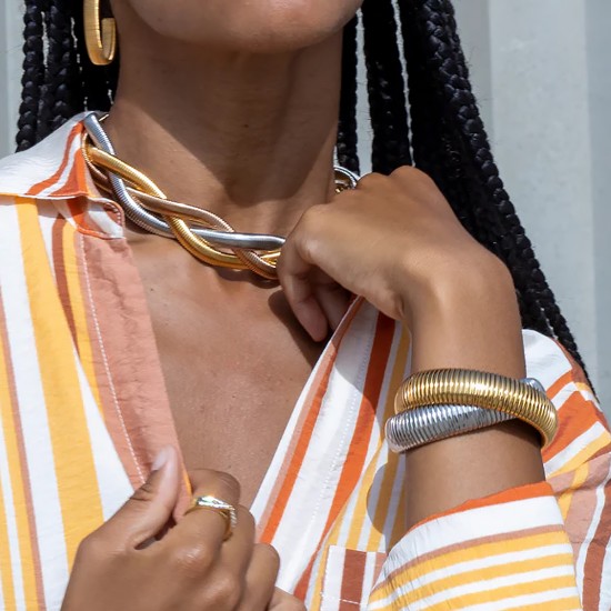 Браслет DOUBLE ELASTIC ALL STEEL