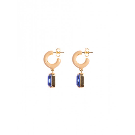 Серьги Sugar Crystal Hoop Earrings