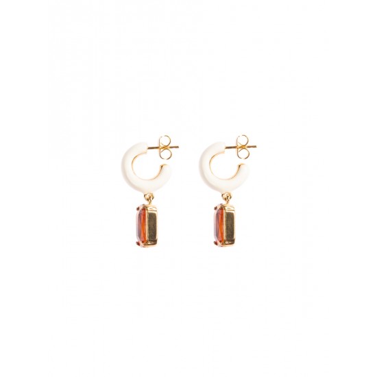 Серьги Sugar Crystal Hoop Earrings