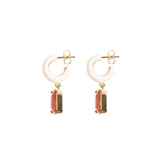 Серьги Sugar Crystal Hoop Earrings