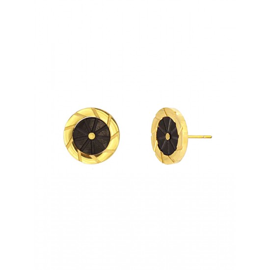Серьги ROUND DOUBLE PLATING