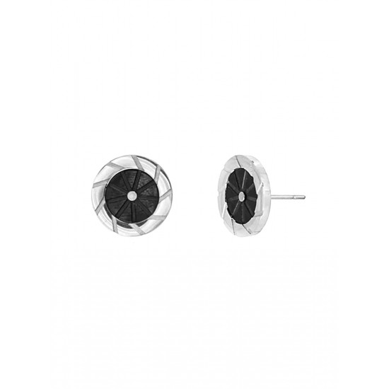 Серьги ROUND DOUBLE PLATING